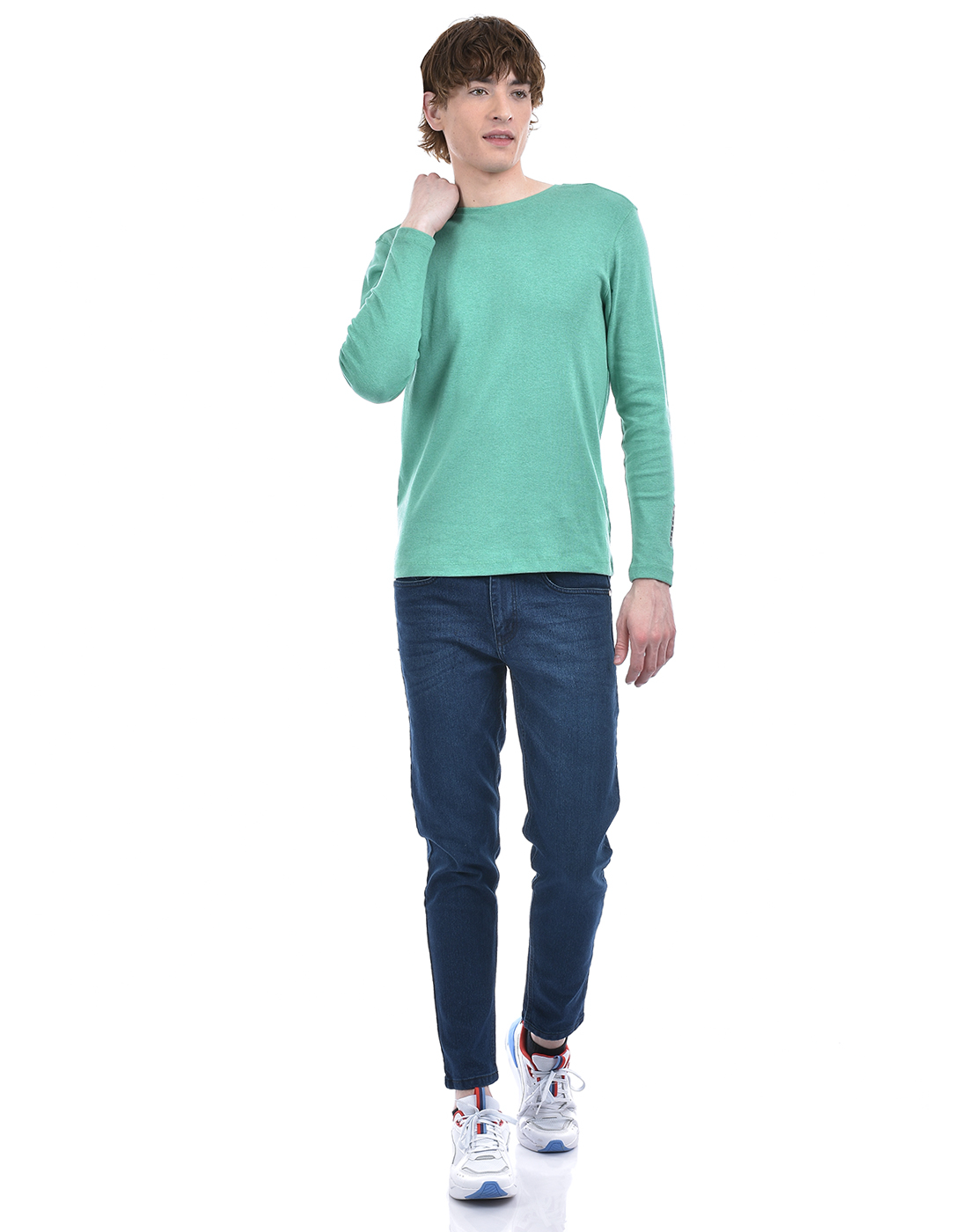 Numero Uno Men Solid Dark Blue Jeans